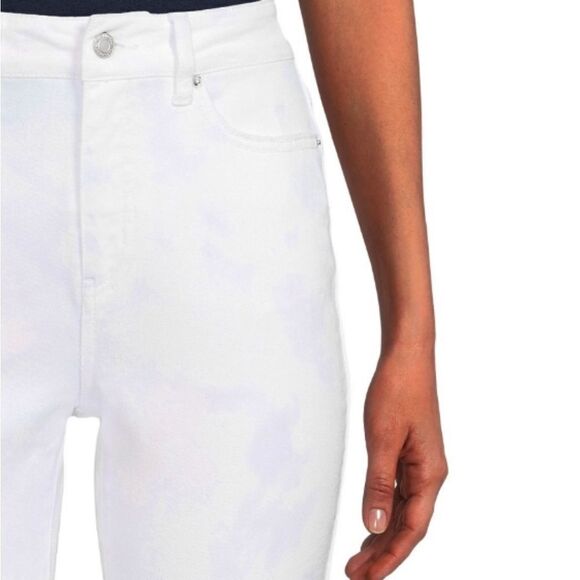 Women's High Rise Straight Crop Jean Pants Size 14 - Picture 6 of 7